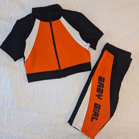 *NWT Fashion Nova Biker Shorts Set - Picture 8 of 15